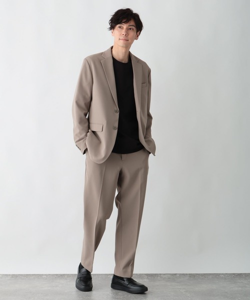 GLOBAL WORK(グローバルワーク)の「アーバンスラックス/Wクロス/612407(スラックス・メンズ・チャコールグレー/ブラック/ネイビー/グレイッシュベージュ・X-LARGE/LARGE/MEDIUM/SMALL)」の17枚目の写真