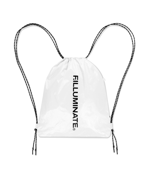 F.ILLUMINATE(フィルミネイト)の「アクティブドローストリングバッグ-ホワイト(バックパック/リュック・レディース・その他・FREE)」の1枚目の写真