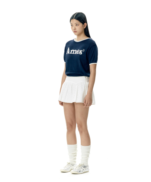 AMESWORLDWIDE（アメスワールドワイド）の「BASIC LOGO KNIT NAVY（ニット/セーター・レディース・その他・FREE）」の6枚目の写真