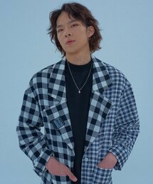 KATHARSIS（カタルシス）の「チェックミックスコート_FREE（トレンチコート）」