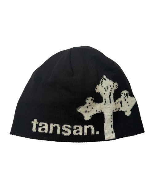 TANSANMAGNESIUM(タンサン マグネシウム)の「ジャカードクロスビーニー(ブラック)(ニットキャップ/ビーニー・レディース・その他・O/S)」の1枚目の写真