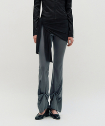 KIMZISU（キムジス）の「シアーレイヤードパンツ _ グレー（その他パンツ）」