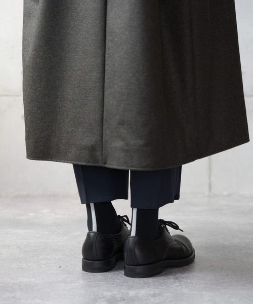 HARUSAKU（ハルサク）の「HARUSAKU:SIngle Back LIne Socks GIFT 2P SET :ハルサク メンズシングル バックライン ソックス プレゼント ギフトセット 2足（ソックス/靴下・メンズ・ネイビー/ダークグレー/ブラック・L/M）」の8枚目の写真