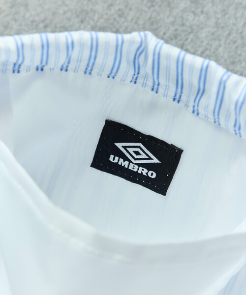UMBRO（アンブロ）の「UMBRO/アンブロ SP Packable Mini Bag/別注 チェック＆ストライプ パッカブル ミニバッグ（バックパック/リュック・メンズ・ホワイト/ブラック/ネイビー/ブルー/グリーン・ONE SIZE）」の17枚目の写真