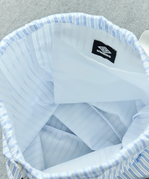UMBRO（アンブロ）の「UMBRO/アンブロ SP Packable Mini Bag/別注 チェック＆ストライプ パッカブル ミニバッグ（バックパック/リュック・メンズ・ホワイト/ブラック/ネイビー/ブルー/グリーン・ONE SIZE）」の18枚目の写真