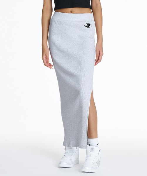 DC(ディーシー)の「DC/ディーシー スカート ロング丈 LSK262302(スカート・レディース・ブラック/スミクロ/ヘザーグレー・S/M)」の3枚目の写真