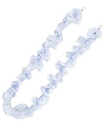 WEGO（ウィゴー）の「WEGO/ギンガムフリルストラップ（スマホグッズ）」