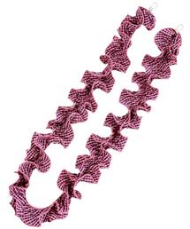 WEGO（ウィゴー）の「WEGO/ギンガムフリルストラップ（スマホグッズ）」