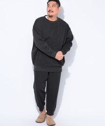 PIMLICO（ピムリコ）の「スウェット上下セット 裏起毛 トレーナー スウェットパンツ セットアップ スエット 部屋着 長袖 長ズボン 暖かい 大きいサイズ メンズ（スウェット）」