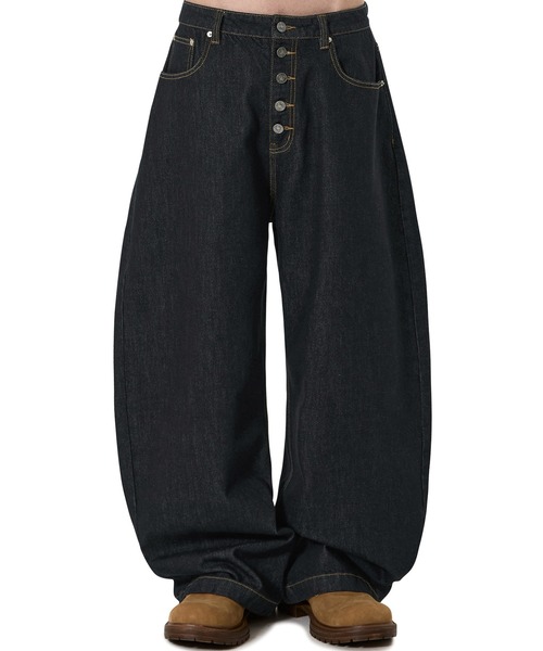 OY(オーワイ)の「『OY/オーワイ』HOLY STARS CROSS PANTS/ホーリースターズクロスパンツ(デニムパンツ・メンズ・インディゴブルー・L/M/S)」の4枚目の写真