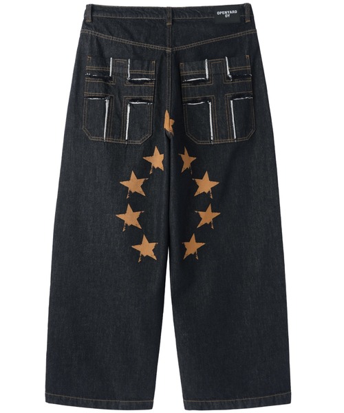 OY（オーワイ）の「『OY/オーワイ』HOLY STARS CROSS PANTS/ホーリースターズクロスパンツ（デニムパンツ・メンズ・インディゴブルー・L/M/S）」の12枚目の写真