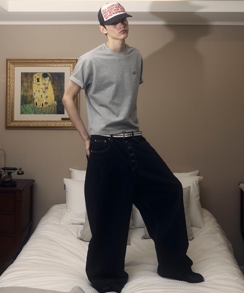 OY(オーワイ)の「『OY/オーワイ』HOLY STARS CROSS PANTS/ホーリースターズクロスパンツ(デニムパンツ・メンズ・インディゴブルー・L/M/S)」の2枚目の写真