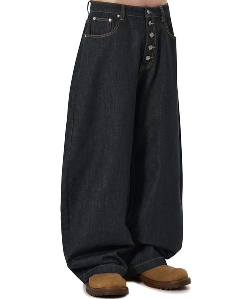 OY(オーワイ)の「『OY/オーワイ』HOLY STARS CROSS PANTS/ホーリースターズクロスパンツ(デニムパンツ・メンズ・インディゴブルー・L/M/S)」の5枚目の写真