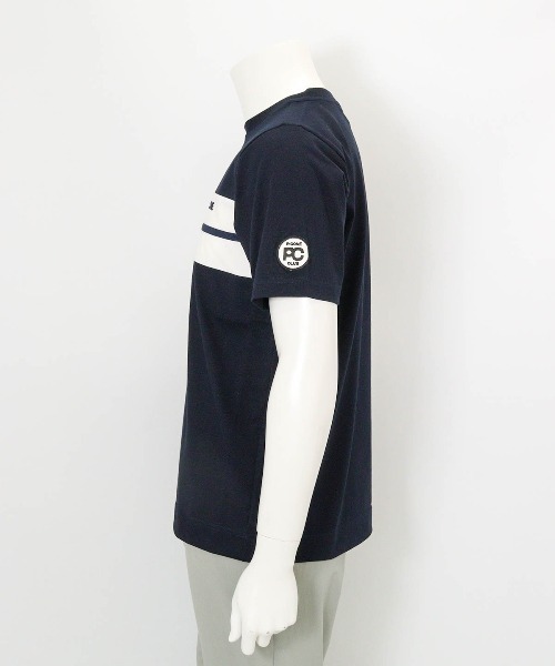 Picone CLUB（ピッコーネクラブ）の「【メンズ】フロントライン冷感プルオーバー（Tシャツ/カットソー・メンズ・ネイビー/ホワイト・LL/L/M）」の4枚目の写真