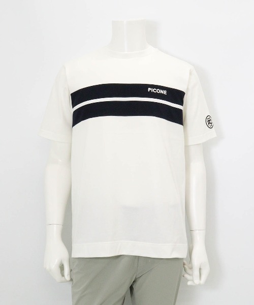 Picone CLUB（ピッコーネクラブ）の「【メンズ】フロントライン冷感プルオーバー（Tシャツ/カットソー・メンズ・ネイビー/ホワイト・LL/L/M）」の6枚目の写真