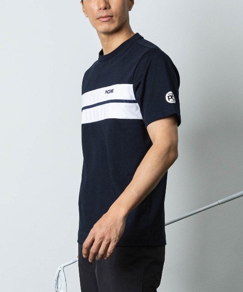 Picone CLUB（ピッコーネクラブ）の「【メンズ】フロントライン冷感プルオーバー（Tシャツ/カットソー・メンズ・ネイビー/ホワイト・LL/L/M）」の10枚目の写真