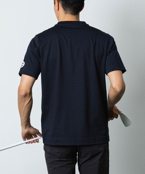 Picone CLUB（ピッコーネクラブ）の「【メンズ】フロントライン冷感プルオーバー（Tシャツ/カットソー・メンズ・ネイビー/ホワイト・LL/L/M）」の12枚目の写真