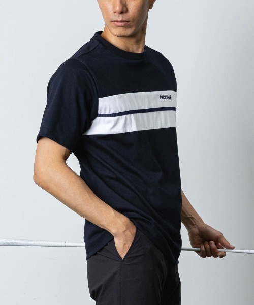Picone CLUB（ピッコーネクラブ）の「【メンズ】フロントライン冷感プルオーバー（Tシャツ/カットソー・メンズ・ネイビー/ホワイト・LL/L/M）」の13枚目の写真