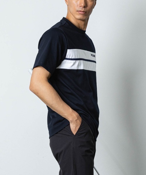 Picone CLUB（ピッコーネクラブ）の「【メンズ】フロントライン冷感プルオーバー（Tシャツ/カットソー・メンズ・ネイビー/ホワイト・LL/L/M）」の14枚目の写真