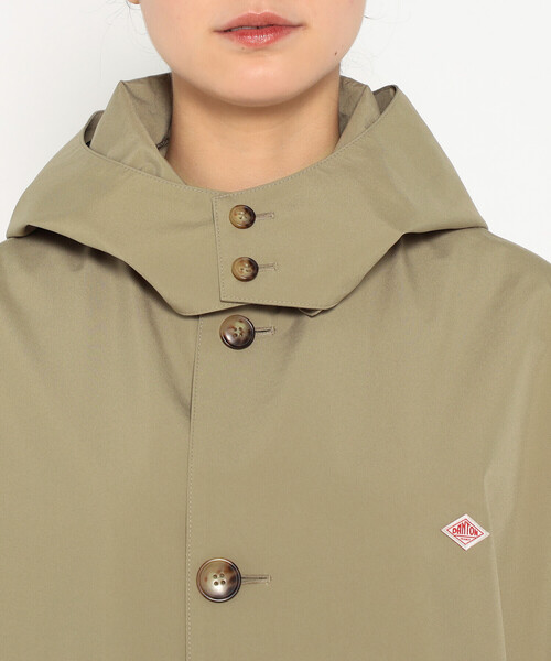 DANTON(ダントン)の「Women's 3-Layer Cloth Hooded Balmacaan Coat(ステンカラーコート・レディース・ベージュ/ブラック/ネイビー・XS/S)」の11枚目の写真