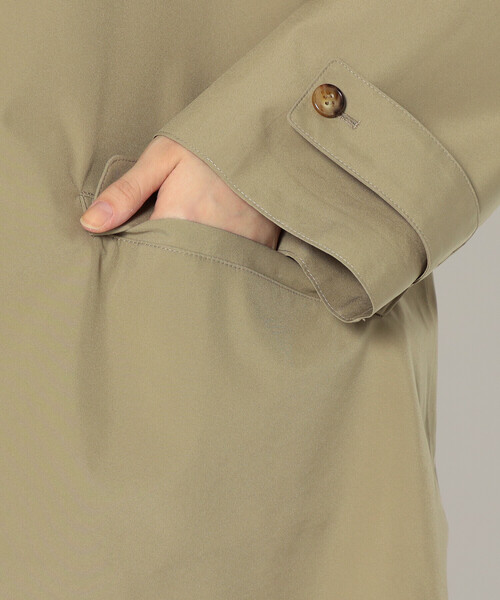 DANTON(ダントン)の「Women's 3-Layer Cloth Hooded Balmacaan Coat(ステンカラーコート・レディース・ベージュ/ブラック/ネイビー・XS/S)」の12枚目の写真