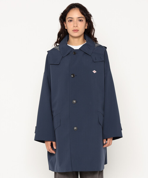 DANTON(ダントン)の「Women's 3-Layer Cloth Hooded Balmacaan Coat(ステンカラーコート・レディース・ベージュ/ブラック/ネイビー・XS/S)」の18枚目の写真