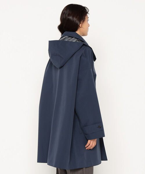 DANTON(ダントン)の「Women's 3-Layer Cloth Hooded Balmacaan Coat(ステンカラーコート・レディース・ベージュ/ブラック/ネイビー・XS/S)」の21枚目の写真