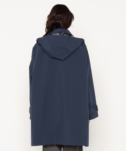 DANTON(ダントン)の「Women's 3-Layer Cloth Hooded Balmacaan Coat(ステンカラーコート・レディース・ベージュ/ブラック/ネイビー・XS/S)」の22枚目の写真