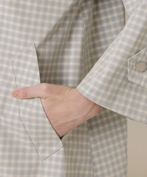 MACKINTOSH LONDON(マッキントッシュ ロンドン)の「【ROSLEY/ロズリー】スプリングチェックステンカラーコート(ステンカラーコート・レディース・グレー系その他/ベージュ・38)」の8枚目の写真