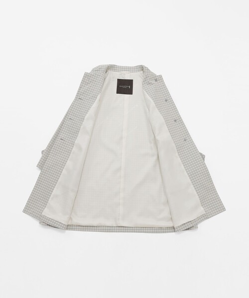 MACKINTOSH LONDON(マッキントッシュ ロンドン)の「【ROSLEY/ロズリー】スプリングチェックステンカラーコート(ステンカラーコート・レディース・グレー系その他/ベージュ・38)」の10枚目の写真