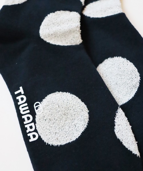 TAWARA（タワラ）の「デイリードットクルーソックス（ソックス/靴下・レディース・グリーン/レッド/ブラック/グレー/ブルー・S）」の7枚目の写真