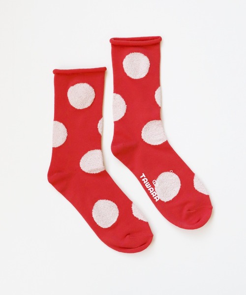 TAWARA（タワラ）の「デイリードットクルーソックス（ソックス/靴下・レディース・グリーン/レッド/ブラック/グレー/ブルー・S）」の11枚目の写真