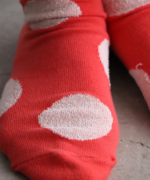 TAWARA（タワラ）の「デイリードットクルーソックス（ソックス/靴下・レディース・グリーン/レッド/ブラック/グレー/ブルー・S）」の13枚目の写真