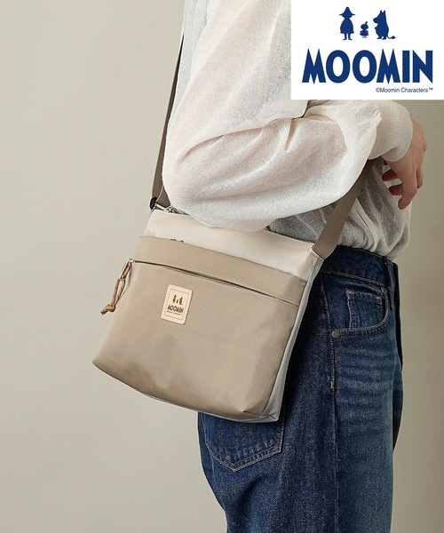 MOOMIN(ムーミン)の「【MOOMIN】(ムーミン) サコッシュ ショルダーバッグ RMNL-06(ショルダーバッグ・レディース・ブラック/グレー/チャコールグレー/グリーン/ブルー/レッド・ONE SIZE)」の3枚目の写真