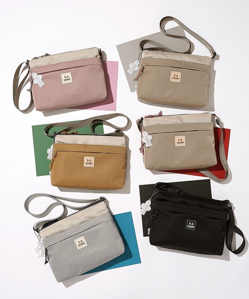 MOOMIN(ムーミン)の「【MOOMIN】(ムーミン) サコッシュ ショルダーバッグ RMNL-06(ショルダーバッグ・レディース・ブラック/グレー/チャコールグレー/グリーン/ブルー/レッド・ONE SIZE)」の1枚目の写真