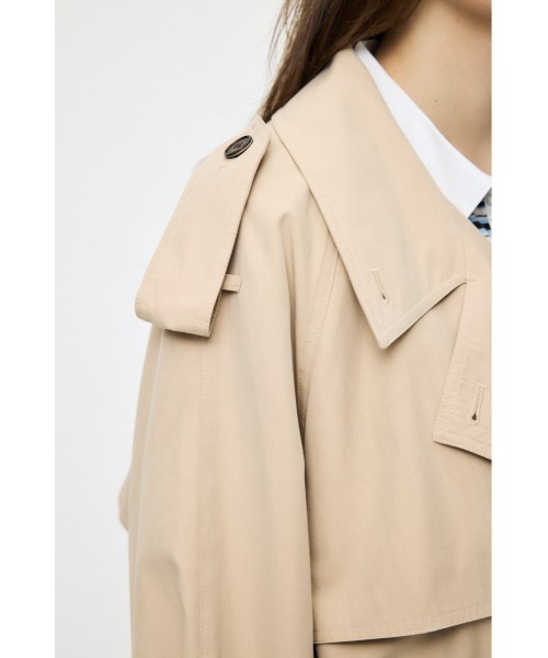 MOUSSY(マウジー)の「SHORT TRENCH コート(トレンチコート・レディース・ベージュ/ネイビー・FREE)」の15枚目の写真