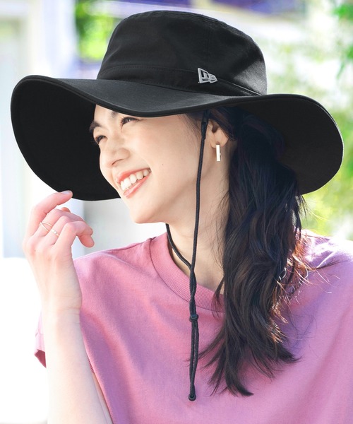 【出品2/19木まで】ソロイスト × NEW ERA ブリムハット 7 5/8 セール】ニューエラバケットハット アドベンチャーワイドブリム つば広