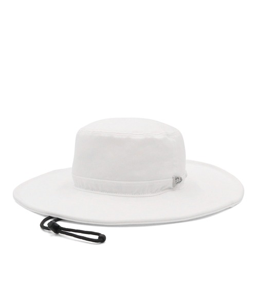 NEW ERA（ニューエラ）の「ニューエラバケットハット アドベンチャーワイドブリム つば広顎紐付き ONSPOTZ別注（ハット・レディース・ホワイト/ネイビー/ブラック・S/M/L/XL/M/L）」の4枚目の写真