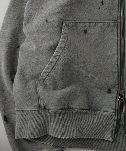 JOURNAL STANDARD J.S HOMESTEAD（ジャーナルスタンダードホームステッド）の「J.S.Homestead / パシフィック 裏毛 ジップ パーカー（パーカー・メンズ・ブラック系その他/ピンク・LARGE/MEDIUM）」の17枚目の写真