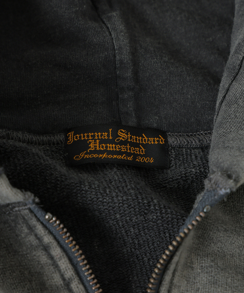 JOURNAL STANDARD J.S HOMESTEAD（ジャーナルスタンダードホームステッド）の「J.S.Homestead / パシフィック 裏毛 ジップ パーカー（パーカー・メンズ・ブラック系その他/ピンク・LARGE/MEDIUM）」の19枚目の写真