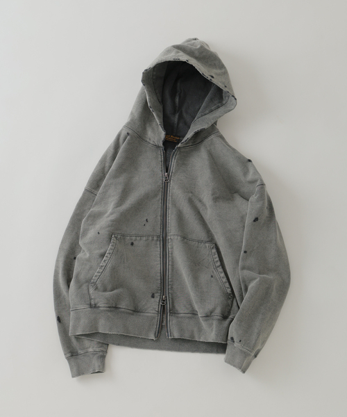 JOURNAL STANDARD J.S HOMESTEAD（ジャーナルスタンダードホームステッド）の「J.S.Homestead / パシフィック 裏毛 ジップ パーカー（パーカー・メンズ・ブラック系その他/ピンク・LARGE/MEDIUM）」の20枚目の写真