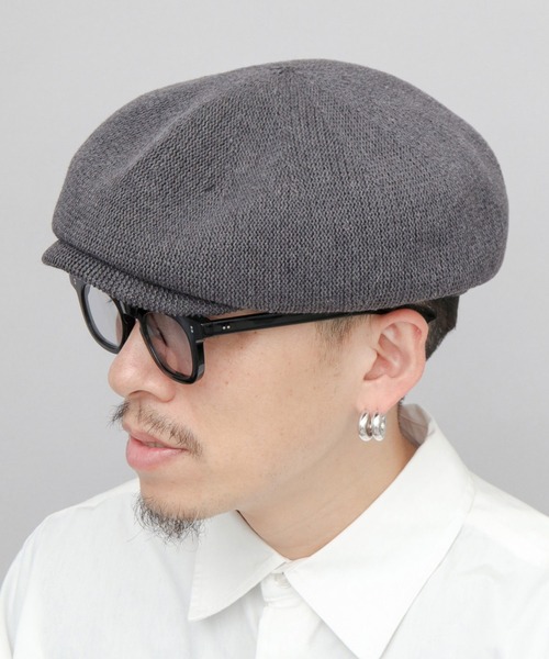 Basiquenti（ベーシックエンティ）の「ビッグシルエット コットンサーモ キャスケット（キャスケット・メンズ・ブラック/チャコール/ベージュ・FREE）」の3枚目の写真