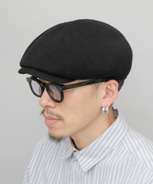 Basiquenti（ベーシックエンティ）の「ビッグシルエット コットンサーモ キャスケット（キャスケット・メンズ・ブラック/チャコール/ベージュ・FREE）」の7枚目の写真