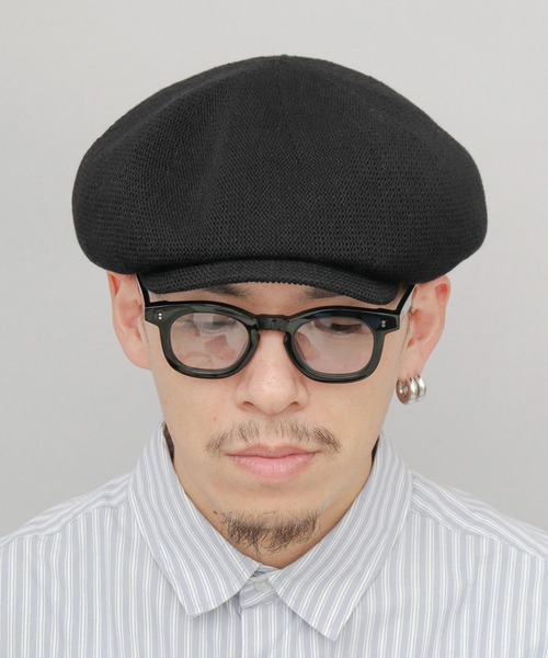 Basiquenti（ベーシックエンティ）の「ビッグシルエット コットンサーモ キャスケット（キャスケット・メンズ・ブラック/チャコール/ベージュ・FREE）」の13枚目の写真