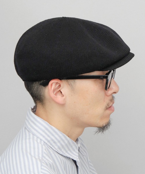 Basiquenti（ベーシックエンティ）の「ビッグシルエット コットンサーモ キャスケット（キャスケット・メンズ・ブラック/チャコール/ベージュ・FREE）」の14枚目の写真