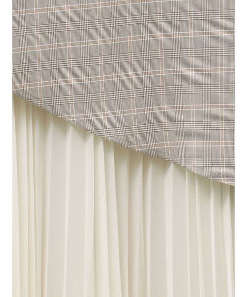 dazzlin（ダズリン）の「アシメプリーツトレンチワンピース（ワンピース・レディース・チャコールグレー/オフホワイト/その他・MEDIUM/SMALL/X-SMALL）」の11枚目の写真