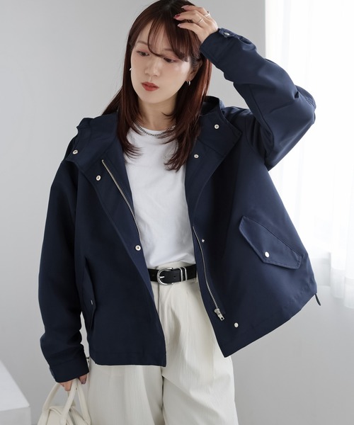 Riberry（リベリー）の「撥水マウンテンパーカー（マウンテンパーカー・レディース・アイボリー/ブラック/ネイビー・MEDIUM）」の10枚目の写真