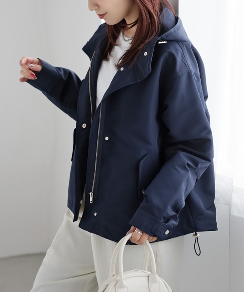 Riberry（リベリー）の「撥水マウンテンパーカー（マウンテンパーカー・レディース・アイボリー/ブラック/ネイビー・MEDIUM）」の11枚目の写真