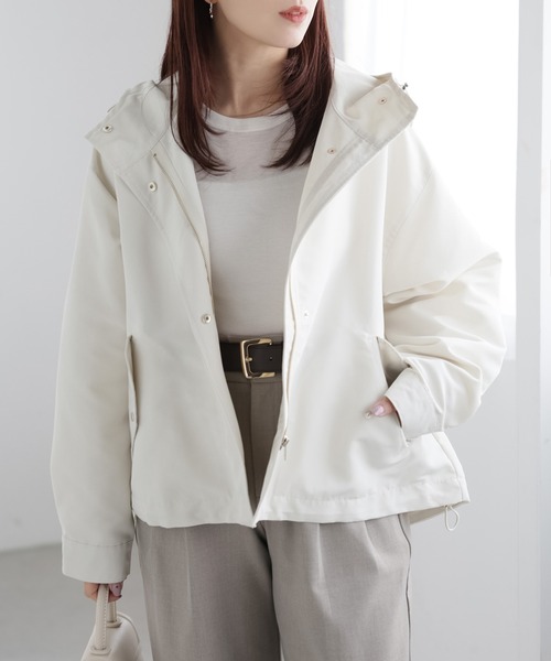 Riberry（リベリー）の「撥水マウンテンパーカー（マウンテンパーカー・レディース・アイボリー/ブラック/ネイビー・MEDIUM）」の4枚目の写真