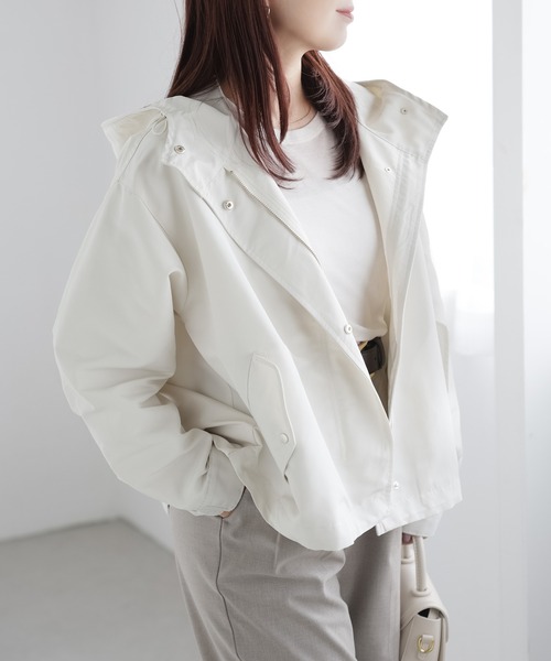 Riberry（リベリー）の「撥水マウンテンパーカー（マウンテンパーカー・レディース・アイボリー/ブラック/ネイビー・MEDIUM）」の16枚目の写真